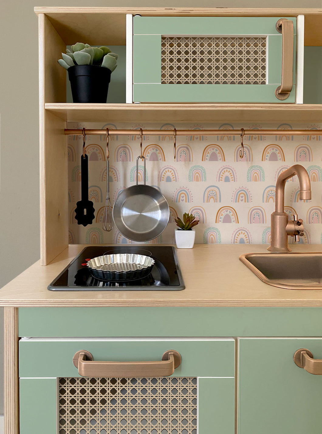 Rainbow Backsplash